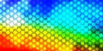 Light Multicolor vector backdrop with rectangles.