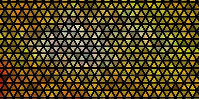 Light Orange vector layout with lines, triangles.