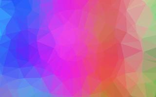 Light Multicolor, Rainbow vector abstract mosaic pattern.