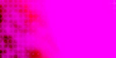 Light Pink vector pattern with spheres.