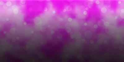 Light Pink vector template with circles.