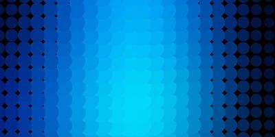 Dark BLUE vector pattern with spheres.