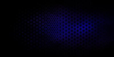 Dark Blue, Red vector template with esoteric signs.
