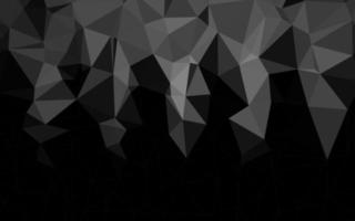 Dark Silver, Gray vector polygon abstract background.