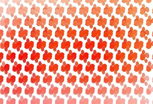 Light Red vector template with bent lines.