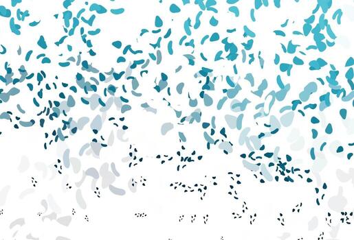 Light BLUE vector texture with random forms.