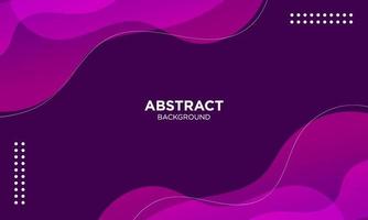 Abstract Purple Fluid Wave Background vector