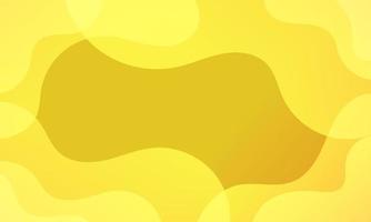 Abstract Yellow Fluid Wave Background vector