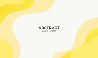 Abstract Yellow Fluid Wave Background vector