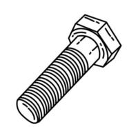 Bolt Icon. Doodle Hand Drawn or Outline Icon Style vector