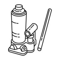 Bottle Jack Icon. Doodle Hand Drawn or Outline Icon Style vector