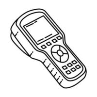 Scan Tool Icon. Doodle Hand Drawn or Outline Icon Style vector