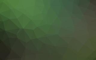 Light Green vector polygon abstract backdrop.