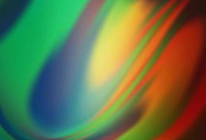 Light Green, Red vector blurred shine abstract background.