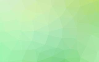 Light Green, Yellow vector abstract mosaic background.