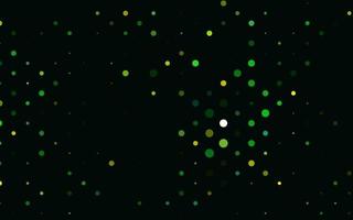 Light Green, Yellow vector texture with disks.