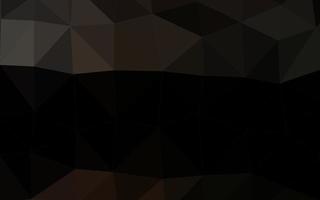 Dark Black vector blurry triangle pattern.