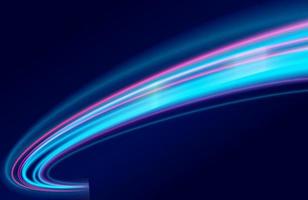 Modern concept of light speed lines background vector