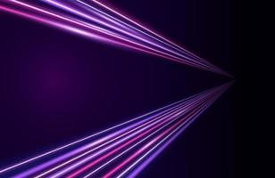 colorful light trails with motion blur effect, speed background vector