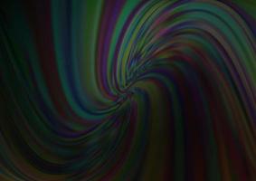 Dark Green vector template with abstract lines.