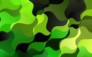 Light Green vector template with lava shapes.