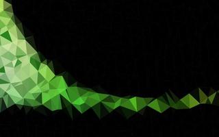 Light Green vector polygon abstract layout.