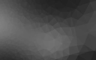 Dark Silver, Gray vector shining triangular background.