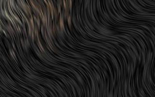 Dark Black vector background with bubble shapes.