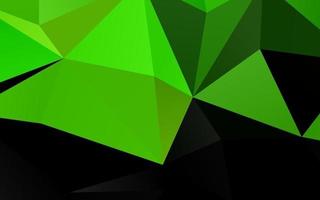 Light Green vector polygonal background.