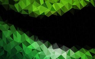 textura de triángulo borroso vector verde claro.