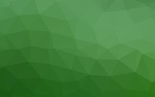 Light Green vector triangle mosaic cover.