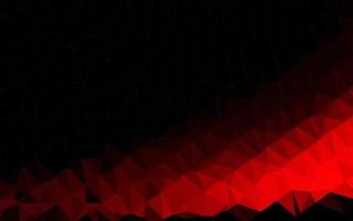 Light Red vector triangle mosaic template.