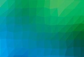 Light Blue, Green vector abstract mosaic background.