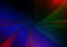 Dark Multicolor, Rainbow vector blurred shine abstract background.