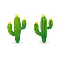 vector de plantilla de diseño de icono de cactus