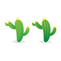 vector de plantilla de diseño de icono de cactus