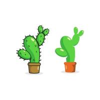 vector de plantilla de diseño de icono de cactus