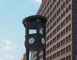 Oldest traffic light in the world, in Berlin photo