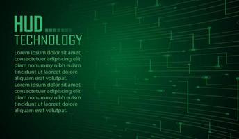 text cyber circuit future technology concept background vector