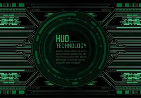 text cyber circuit future technology concept background vector