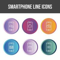 Mobile Apps Vector Icon Set