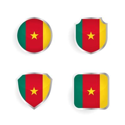 Cameroon Country Badge and Label Collection