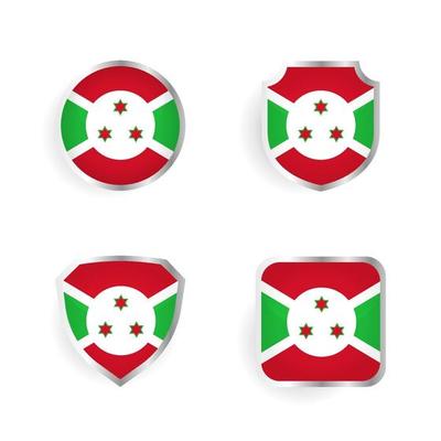 Burundi Country Badge and Label Collection