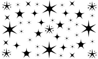 Beautiful Stars Seamless Pattern Background vector