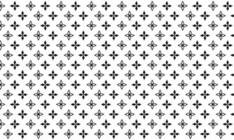 Cute Floral Pattern on a White Background vector