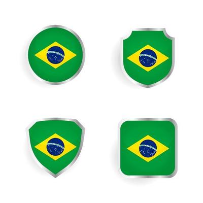 Brazil Country Badge and Label Collection