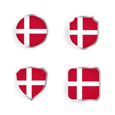 Denmark Country Badge and Label Collection