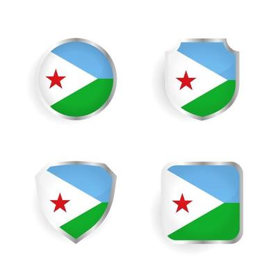 Djibouti Country Badge and Label Collection