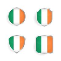 Ireland Country Badge and Label Collection vector