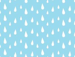Raindrop seamless pattern. Rainy background. Weather wallpaper. vector